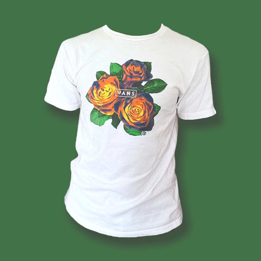 Vans Floral Graphic Logo T shirt